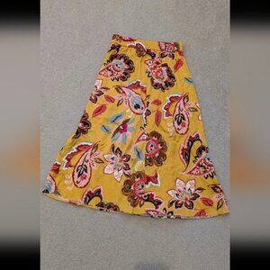 Tahari Multicolor Floral A-Line Skirt